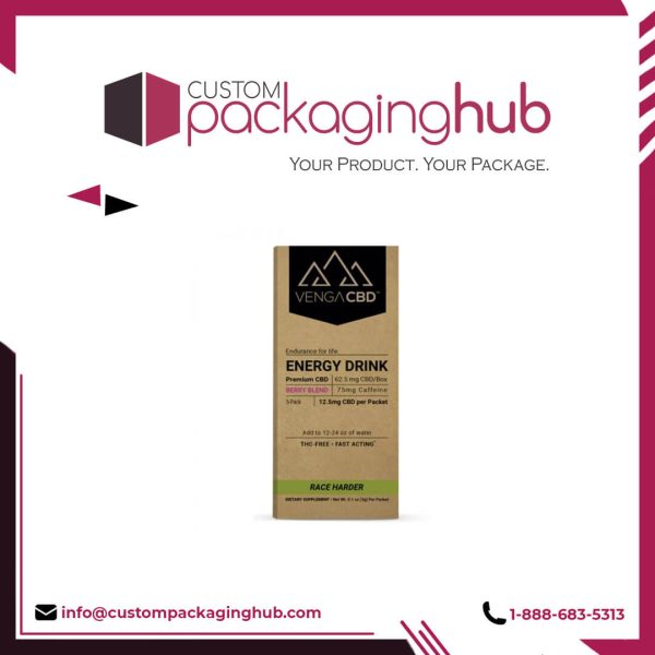 Custom CBD Energy Drink Boxes