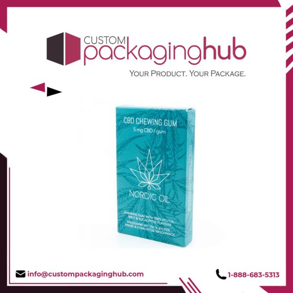 Custom CBD Chewing Gum Boxes