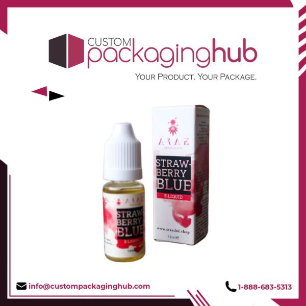 Custom E-Cigarette Liquid Boxes