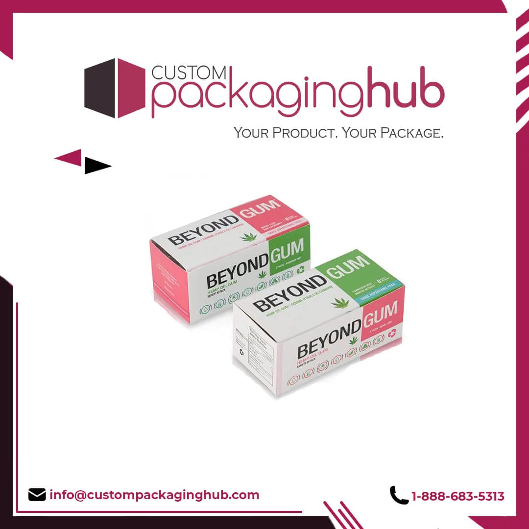 Custom CBD Chewing Gum Boxes