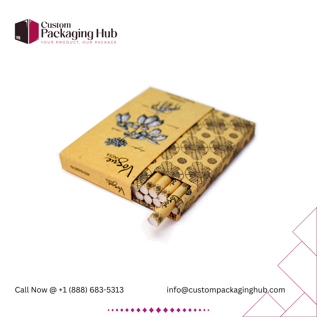 Custom Kraft Cigarette Boxes