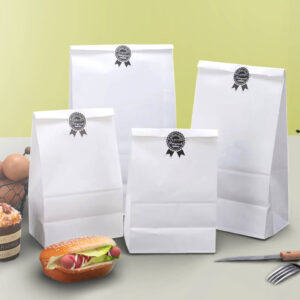 Custom White Paper Bags
