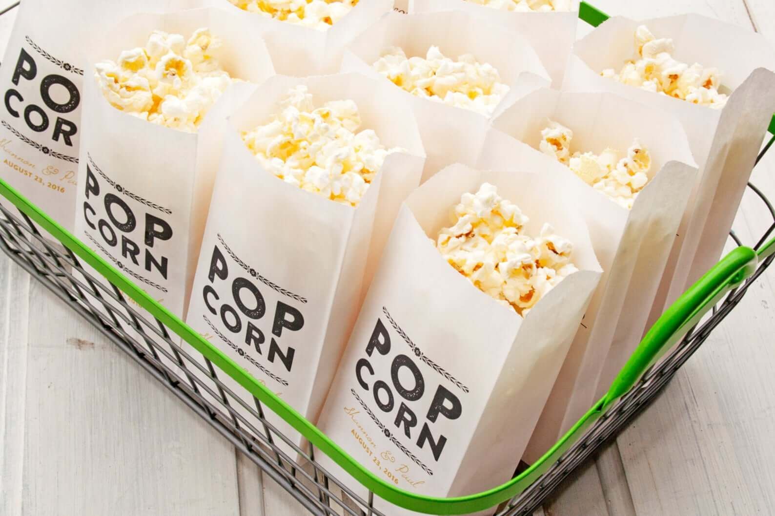 Custom Popcorn Printed Bags